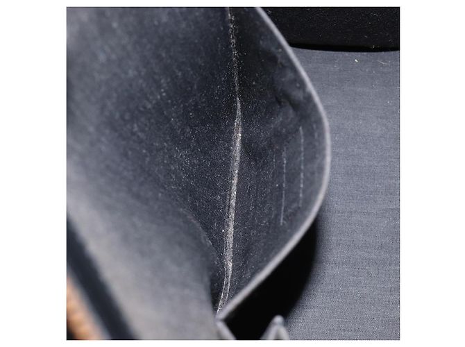 LOUIS VUITTON Bolsa Tote Epi Croisette PM Negra M52492 LV Auth gh933 Negro - vista 20