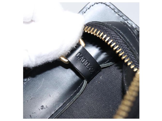 LOUIS VUITTON Bolsa Tote Epi Croisette PM Negra M52492 LV Auth gh933 Negro - vista 22