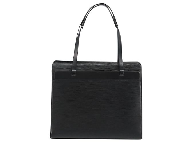 LOUIS VUITTON Bolsa Tote Epi Croisette PM Negra M52492 LV Auth gh933 Negro - vista 3