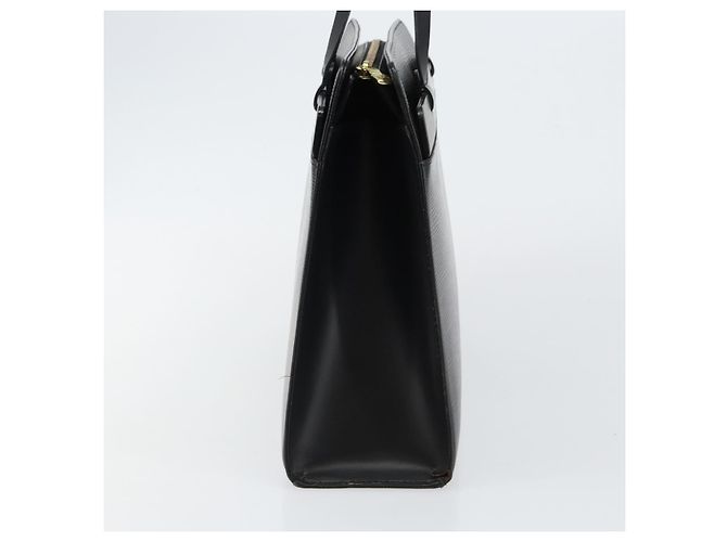 LOUIS VUITTON Bolsa Tote Epi Croisette PM Negra M52492 LV Auth gh933 Negro - vista 4
