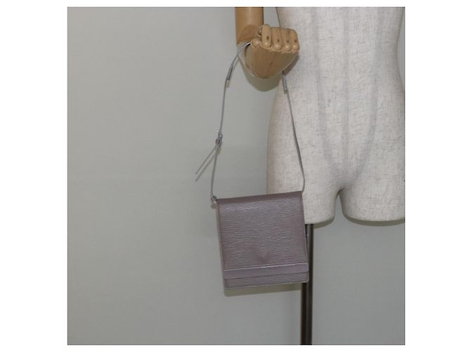 LOUIS VUITTON Borsa a Spalla Epi Biarritz Lilla M5293B LV Auth gh932 Porpora - vista 21