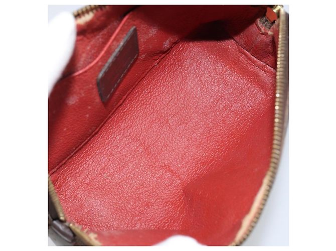 LOUIS VUITTON Pochette Cosmetica PM Damier Ebene N47516 Auth LV 144781 - vista 10