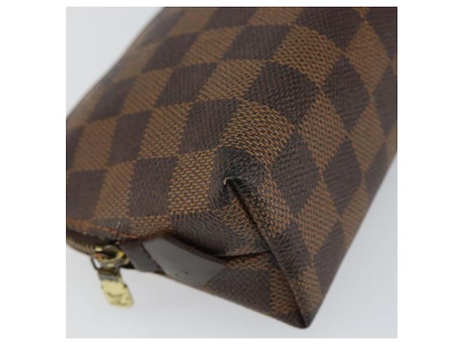 LOUIS VUITTON Pochette Cosmetica PM Damier Ebene N47516 Auth LV 144781 - vista 14