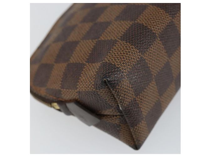LOUIS VUITTON Pochette Cosmetica PM Damier Ebene N47516 Auth LV 144781 - vista 16