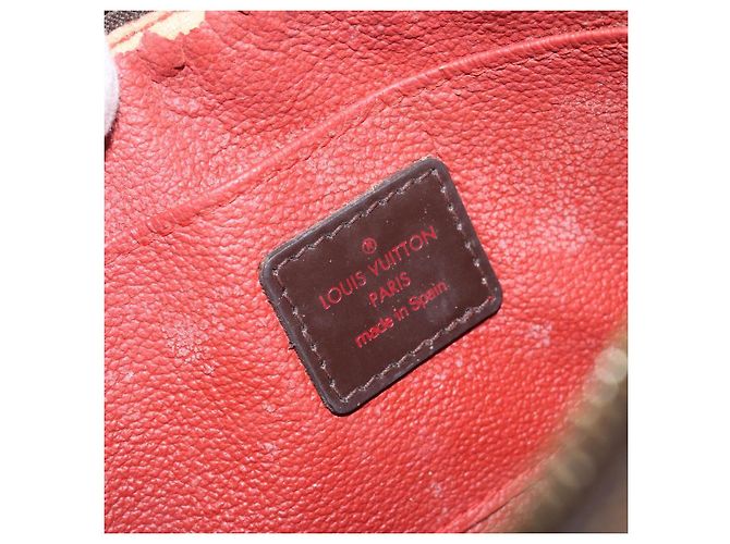 LOUIS VUITTON Pochette Cosmetica PM Damier Ebene N47516 Auth LV 144781 - vista 17