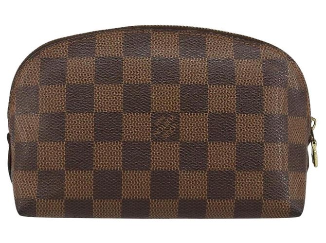 LOUIS VUITTON Pochette Cosmetica PM Damier Ebene N47516 Auth LV 144781 - vista 2
