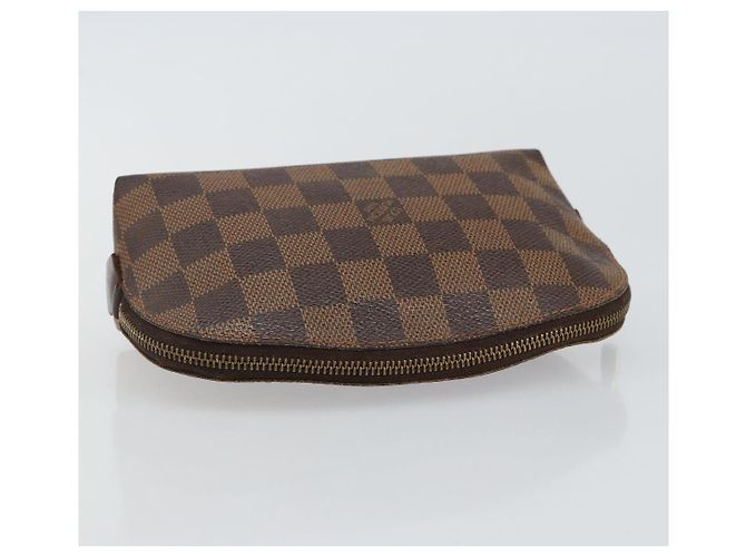 LOUIS VUITTON Pochette Cosmetica PM Damier Ebene N47516 Auth LV 144781 - vista 5