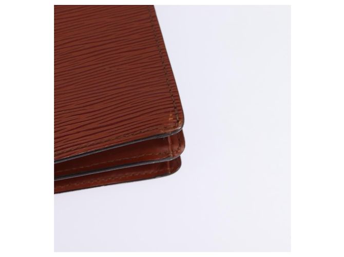 LOUIS VUITTON Clutch Angian Epi Marrone M52113 LV Auth 144944 - vista 13