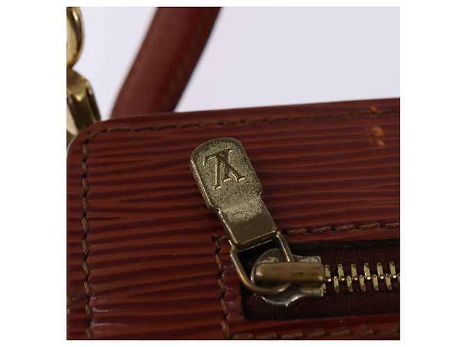 LOUIS VUITTON Clutch Angian Epi Marrone M52113 LV Auth 144944 - vista 14