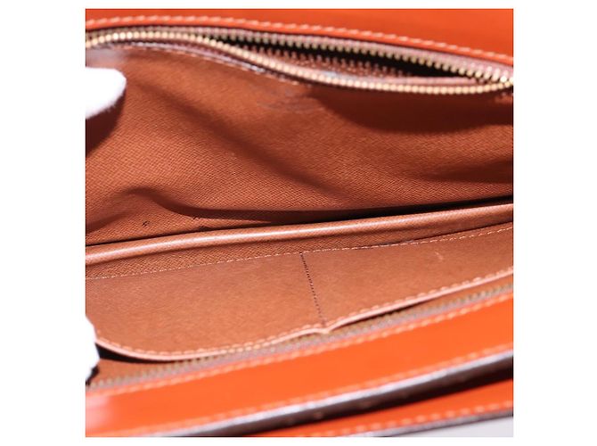 LOUIS VUITTON Clutch Angian Epi Marrone M52113 LV Auth 144944 - vista 16
