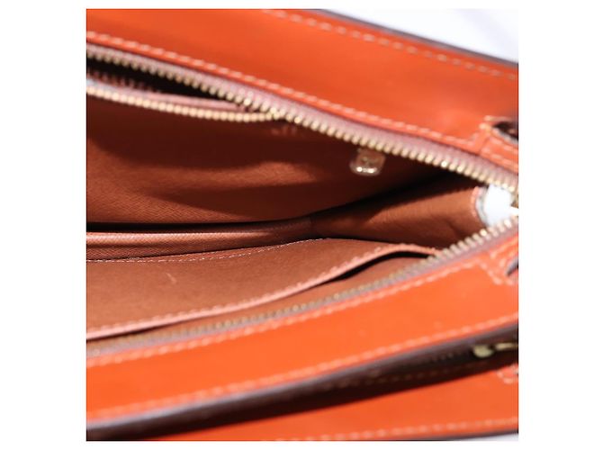 LOUIS VUITTON Clutch Angian Epi Marrone M52113 LV Auth 144944 - vista 17