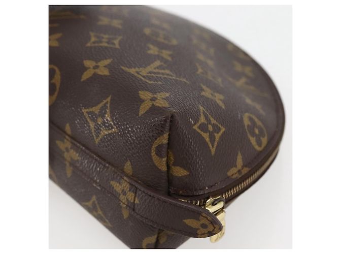 LOUIS VUITTON Pochette Cosmetica Demi Ronde Monogram M47520 LV Auth 144955 Monogramma - vista 15