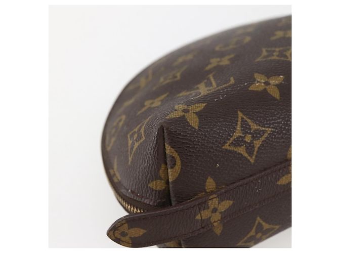 LOUIS VUITTON Pochette Cosmetica Demi Ronde Monogram M47520 LV Auth 144955 Monogramma - vista 16