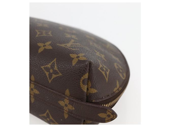 LOUIS VUITTON Pochette Cosmetica Demi Ronde Monogram M47520 LV Auth 144955 Monogramma - vista 7