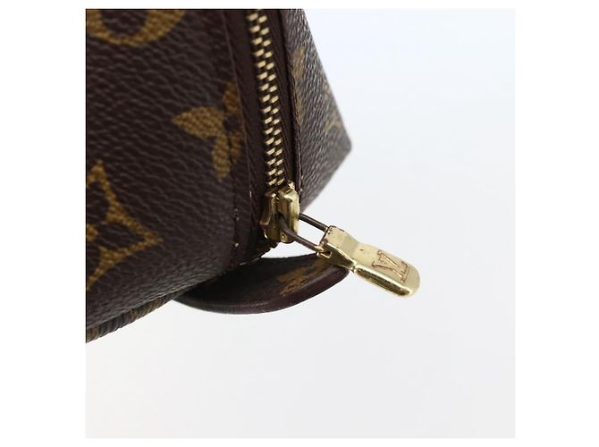 LOUIS VUITTON Pochette Cosmetica Demi Ronde Monogram M47520 LV Auth 144955 Monogramma - vista 8