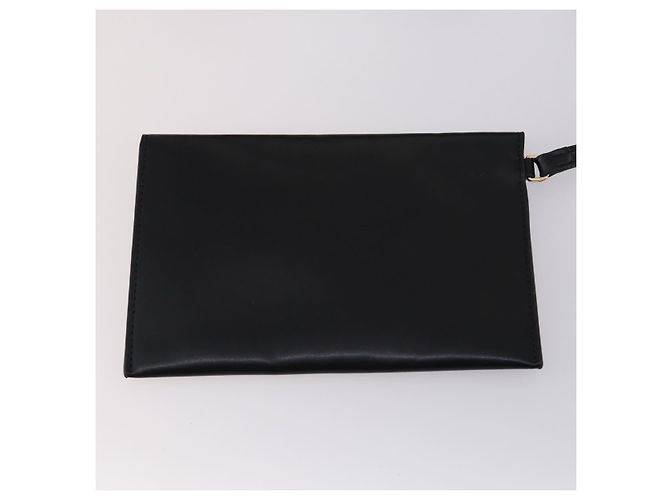 Autre Marque Bolso Tote de cuero Stella McCartney 2 piezas Negro Beige Auth gh1004 - vista 11