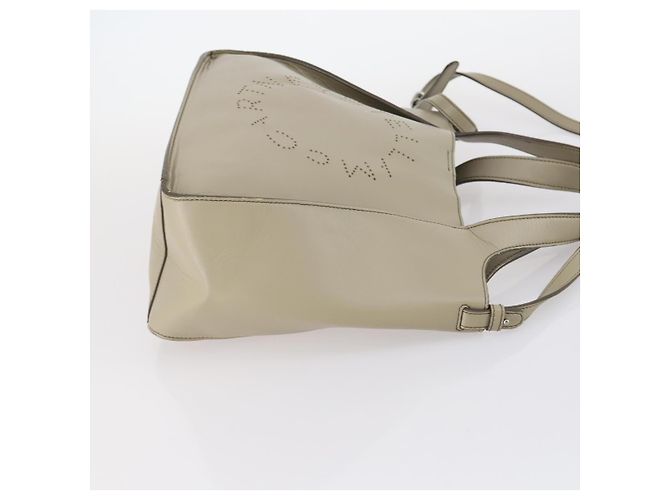 Autre Marque Bolso Tote de cuero Stella McCartney 2 piezas Negro Beige Auth gh1004 - vista 15