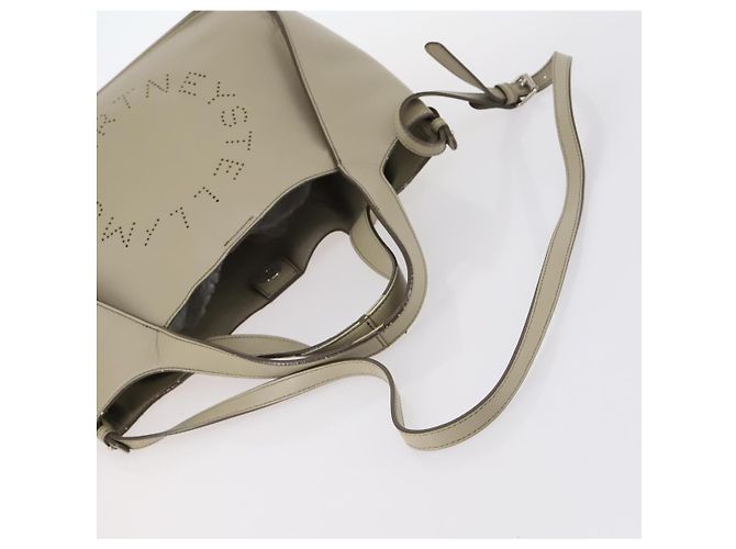 Autre Marque Bolso Tote de cuero Stella McCartney 2 piezas Negro Beige Auth gh1004 - vista 16