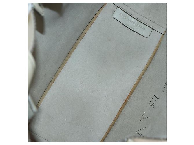 Autre Marque Bolso Tote de cuero Stella McCartney 2 piezas Negro Beige Auth gh1004 - vista 20