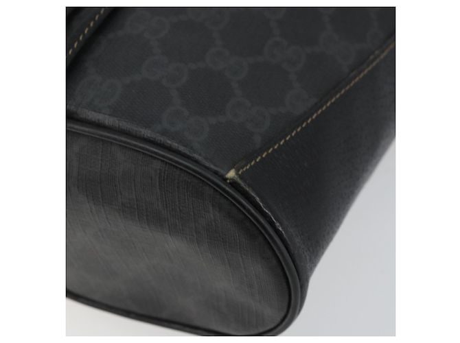 Borsa a Spalla Gucci GG Supreme Web Sherry Line PVC Nera 164 02 034 Auth 143578 Nero Rosso - vista 10