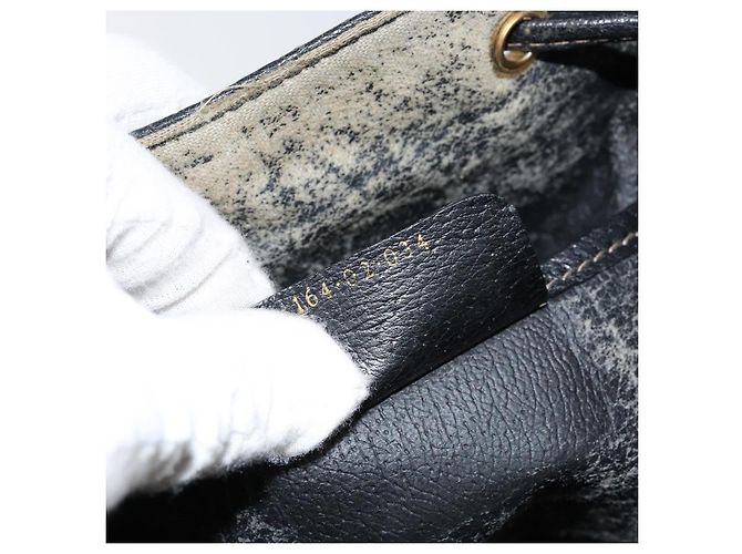 Borsa a Spalla Gucci GG Supreme Web Sherry Line PVC Nera 164 02 034 Auth 143578 Nero Rosso - vista 21
