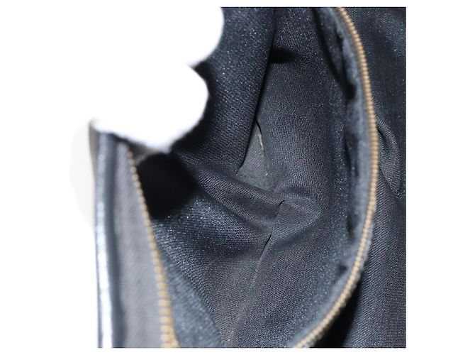 Pequin Borsa a mano in tela Pecan FENDI PVC nera e marrone Auth 146279 Nero - vista 21