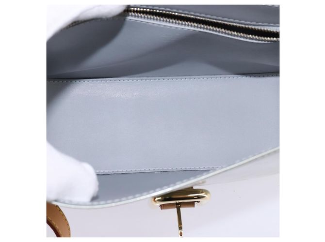 LOUIS VUITTON Borsa a spalla Monogram Vernis Christie GM Grigio M91148 Auth gh929 - vista 10