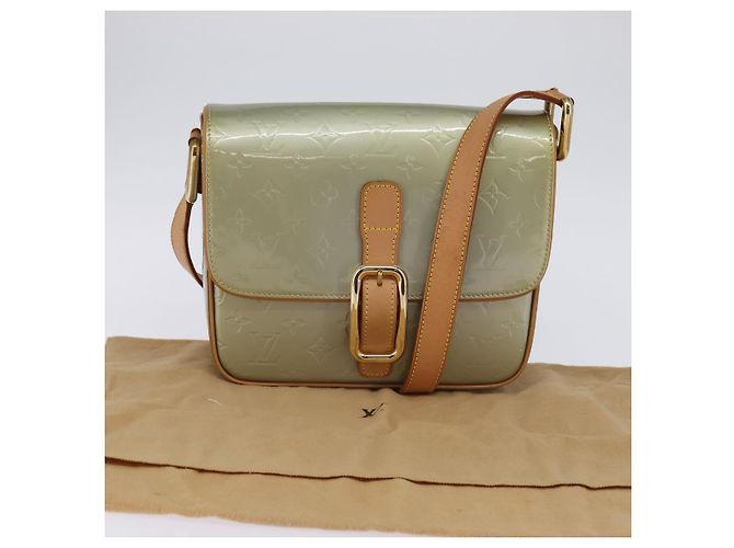 LOUIS VUITTON Borsa a spalla Monogram Vernis Christie GM Grigio M91148 Auth gh929 - vista 12