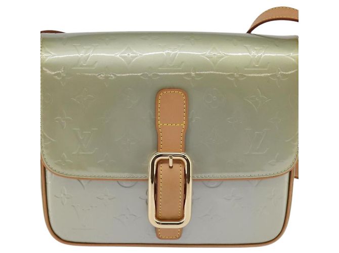 LOUIS VUITTON Borsa a spalla Monogram Vernis Christie GM Grigio M91148 Auth gh929 - vista 13