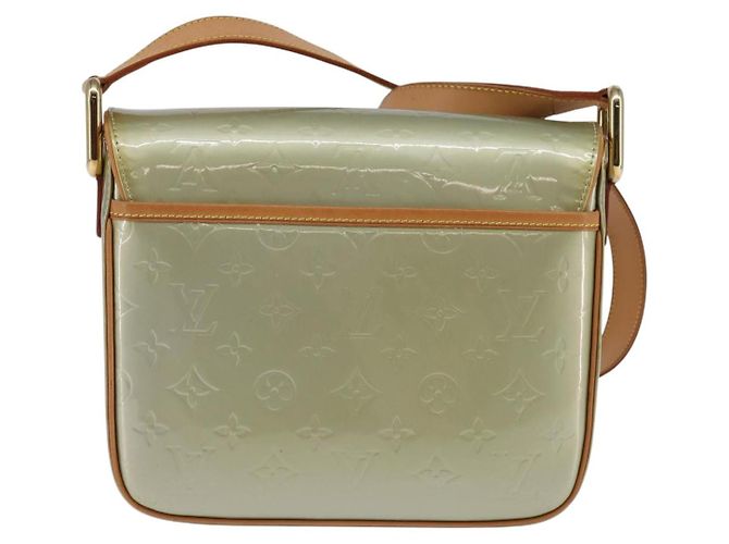 LOUIS VUITTON Borsa a spalla Monogram Vernis Christie GM Grigio M91148 Auth gh929 - vista 2