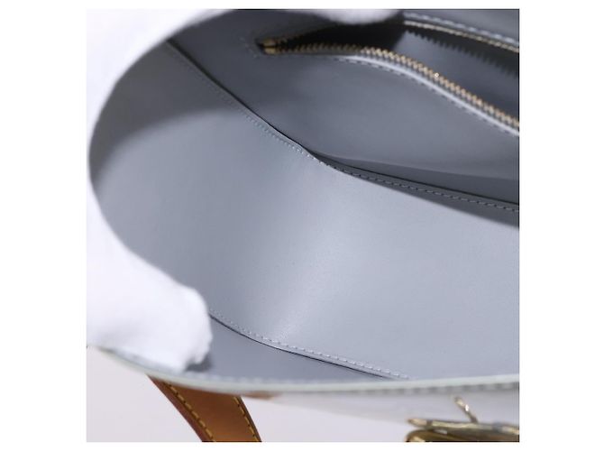 LOUIS VUITTON Borsa a spalla Monogram Vernis Christie GM Grigio M91148 Auth gh929 - vista 21