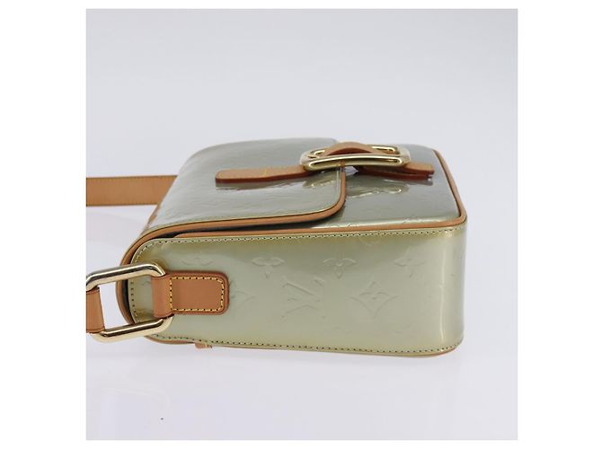 LOUIS VUITTON Borsa a spalla Monogram Vernis Christie GM Grigio M91148 Auth gh929 - vista 3