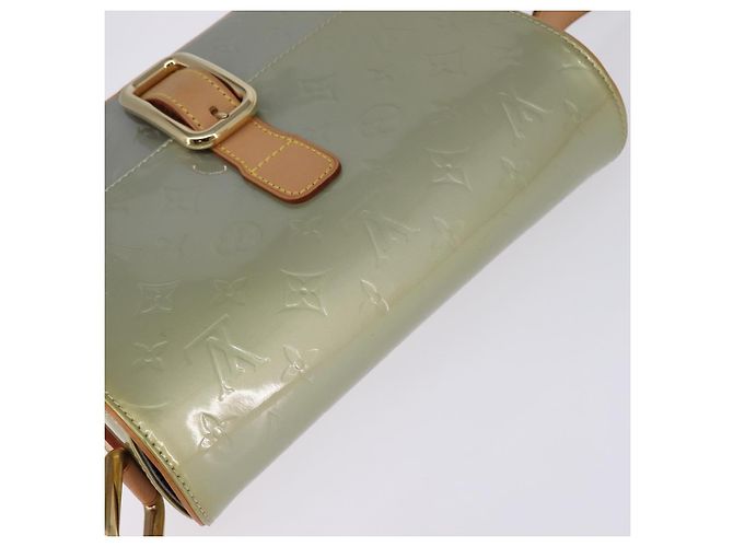 LOUIS VUITTON Borsa a spalla Monogram Vernis Christie GM Grigio M91148 Auth gh929 - vista 6