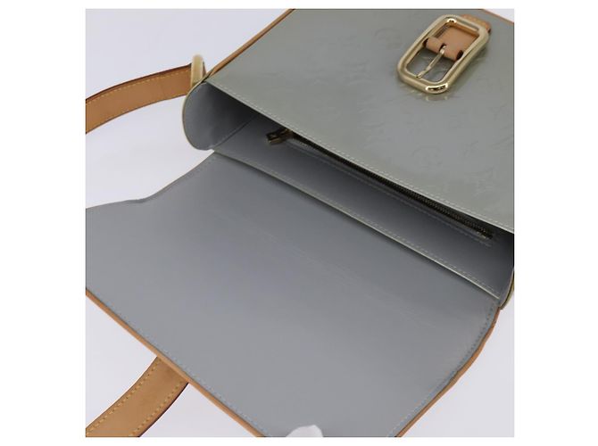 LOUIS VUITTON Borsa a spalla Monogram Vernis Christie GM Grigio M91148 Auth gh929 - vista 9