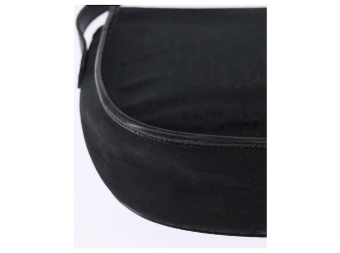 Borsa a Spalla in Tela Trotter Christian Dior Nero Oro Auth SW1717 - vista 12