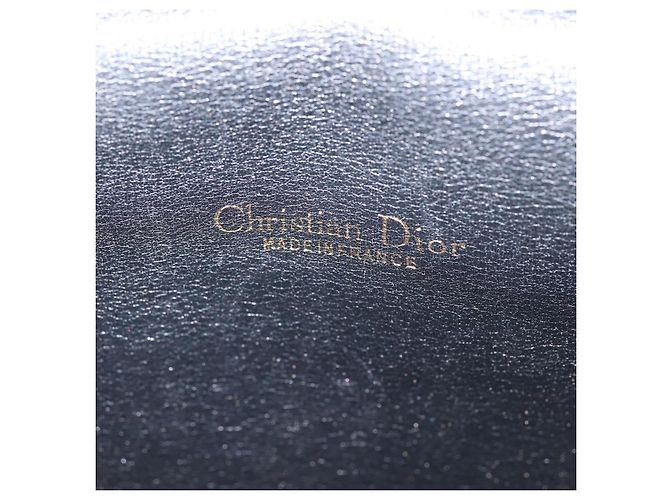 Borsa a Spalla in Tela Trotter Christian Dior Nero Oro Auth SW1717 - vista 16
