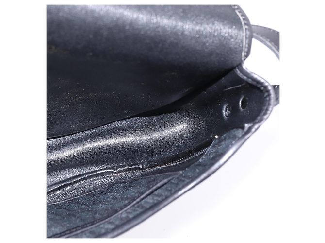 Borsa a Spalla in Tela Trotter Christian Dior Nero Oro Auth SW1717 - vista 18