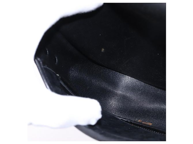 Borsa a Spalla in Tela Trotter Christian Dior Nero Oro Auth SW1717 - vista 19