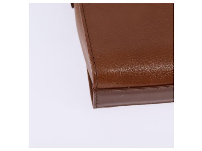 Autre Marque Borsa a Spalla Burberrys Nova Check in Pelle Marrone Oro Auth bs30266 D'oro - vista 12