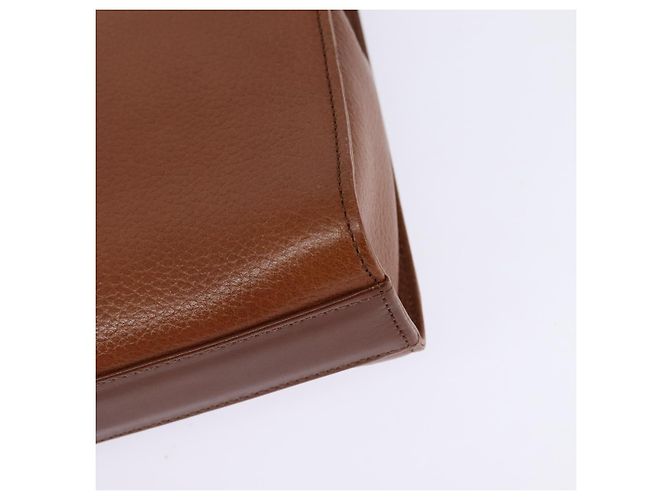 Autre Marque Borsa a Spalla Burberrys Nova Check in Pelle Marrone Oro Auth bs30266 D'oro - vista 13