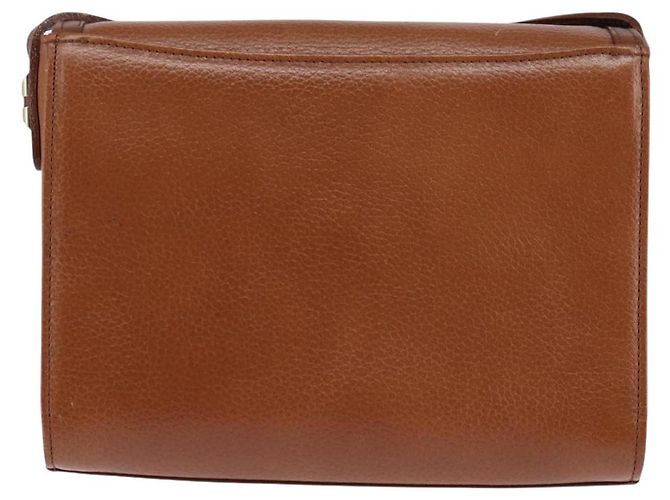 Autre Marque Borsa a Spalla Burberrys Nova Check in Pelle Marrone Oro Auth bs30266 D'oro - vista 3