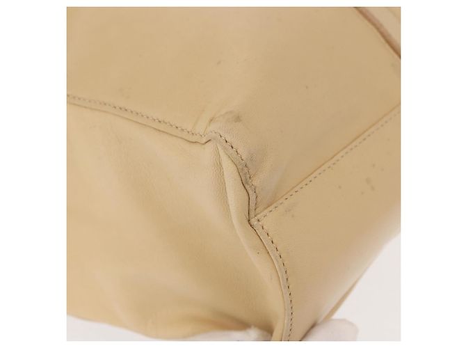 Borsa Tote LOEWE in pelle Nappa Beige Oro Auth bs30179 D'oro - vista 10