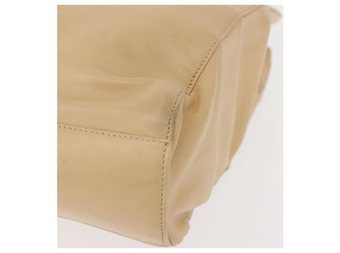 Borsa Tote LOEWE in pelle Nappa Beige Oro Auth bs30179 D'oro - vista 14