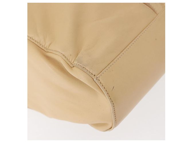 Borsa Tote LOEWE in pelle Nappa Beige Oro Auth bs30179 D'oro - vista 15