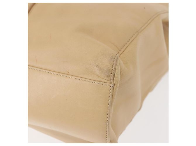 Borsa Tote LOEWE in pelle Nappa Beige Oro Auth bs30179 D'oro - vista 16