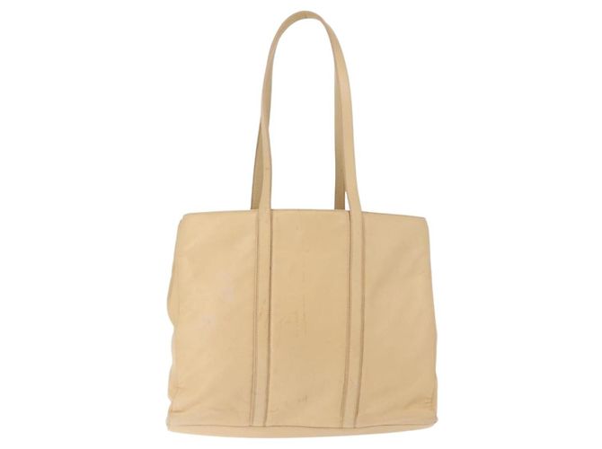 Borsa Tote LOEWE in pelle Nappa Beige Oro Auth bs30179 D'oro - vista 2