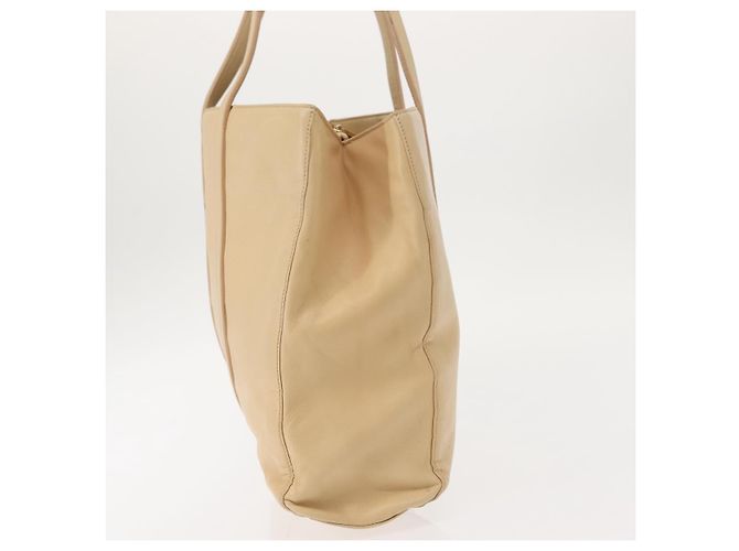 Borsa Tote LOEWE in pelle Nappa Beige Oro Auth bs30179 D'oro - vista 5