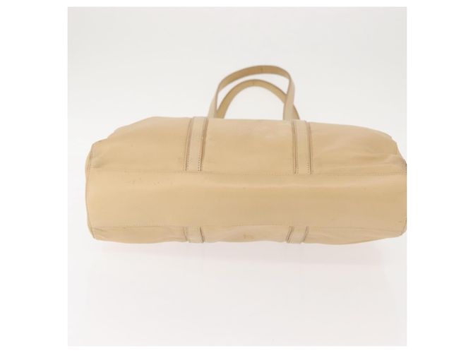 Borsa Tote LOEWE in pelle Nappa Beige Oro Auth bs30179 D'oro - vista 6