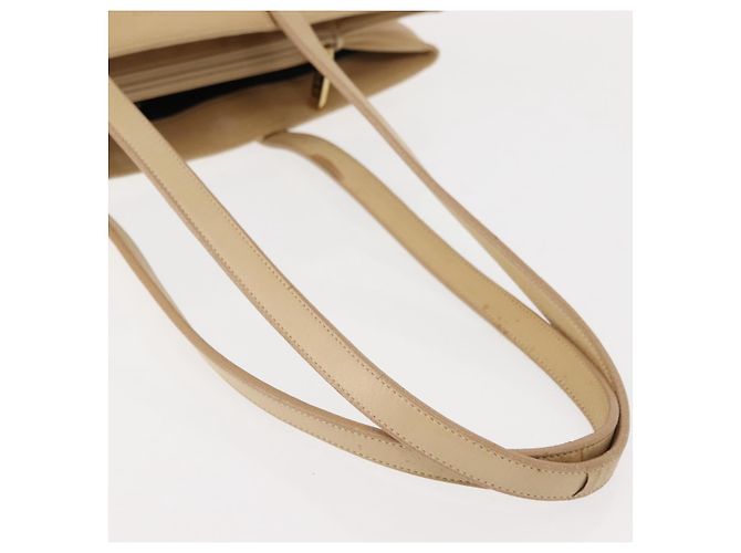 Borsa Tote LOEWE in pelle Nappa Beige Oro Auth bs30179 D'oro - vista 8