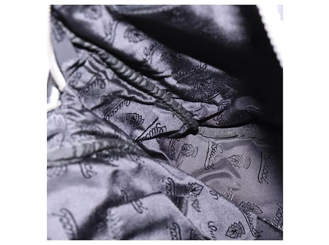 Borsa a Spalla in Pelle Nera GUCCI 201451 Auth 148316 Nero - vista 18